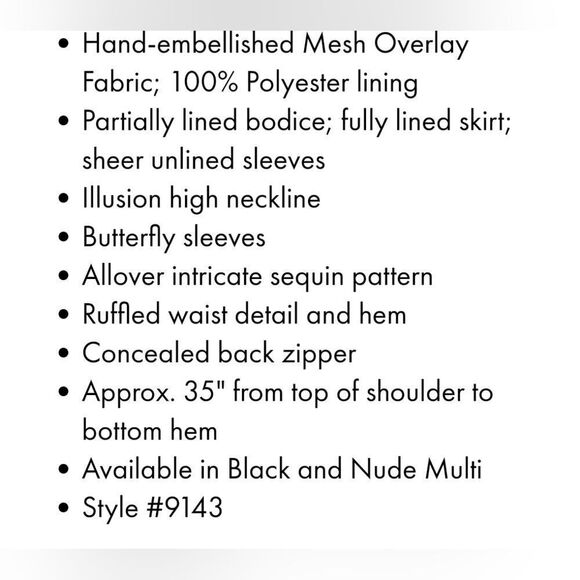 $498 NEW MAC DUGGAL SEQUIN HIGH NECK BLACK SHORT SLEEVE MINI DRESS 10 NWT - Picture 5 of 5